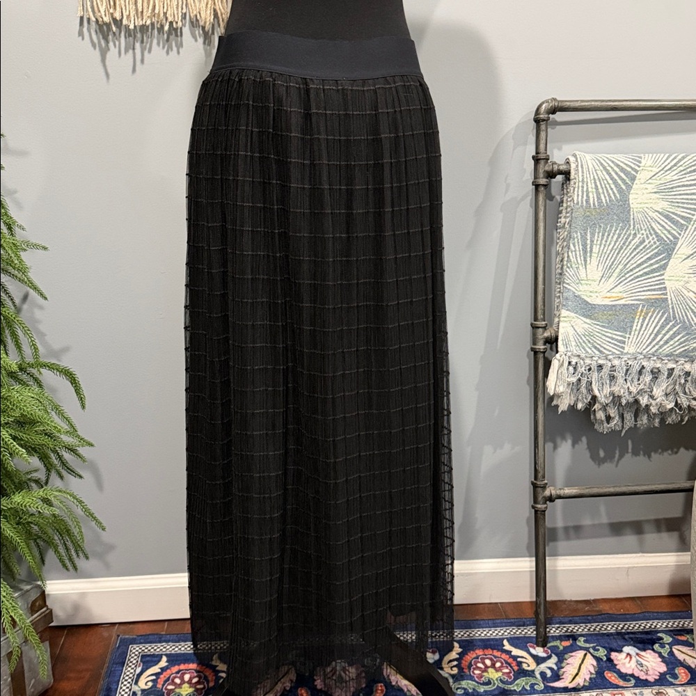 HP🌈 ON 34th Tulle Maxi Skirt - Black Size Medium - Picture 8 of 12